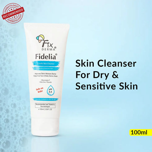 Fixderma Skincare Fidelia Face And Body Wash For Dry And Sensitive Skin