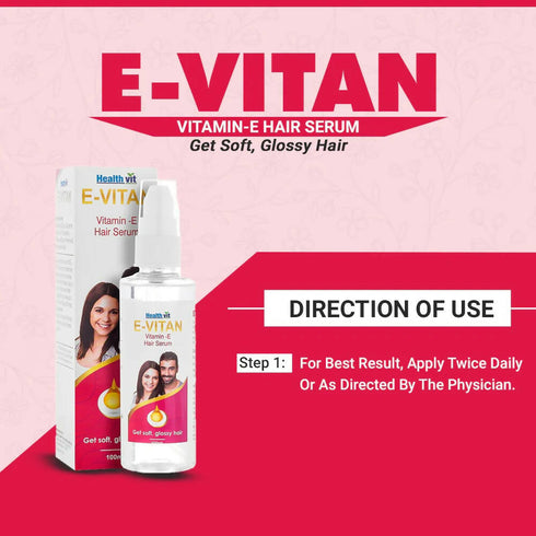 Healthvit E-Vitan Vitamin E Oil Hair Serum