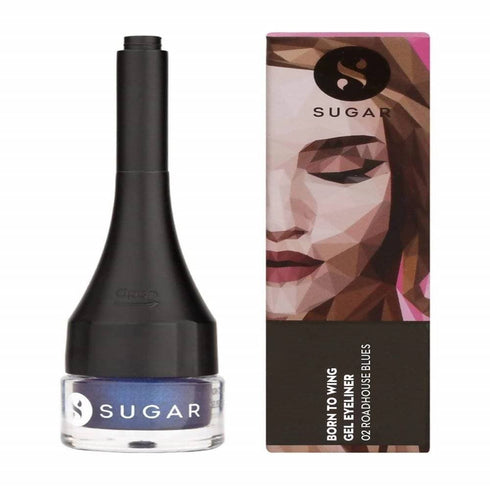 Sugar Born To Wing Gel Eyeliner Roadhouse Blues | Denim Blue