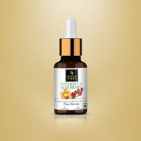 Good Vibes Vitamin C & Goji Berry Depigmentation & Wrinkle Balancing Face Serum