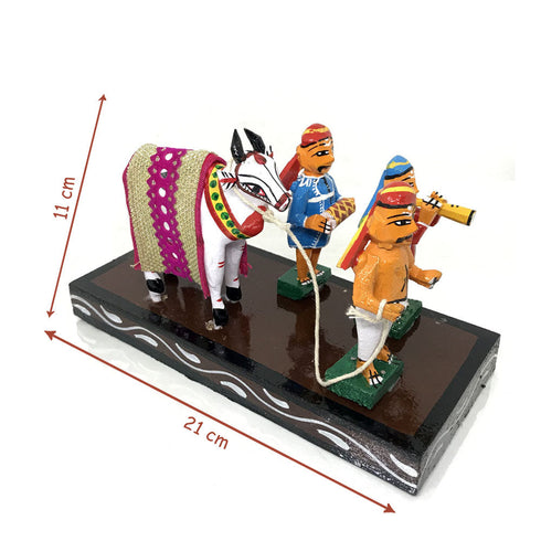 Sankranthi Gangireddu Wooden Toys from Kondapalli