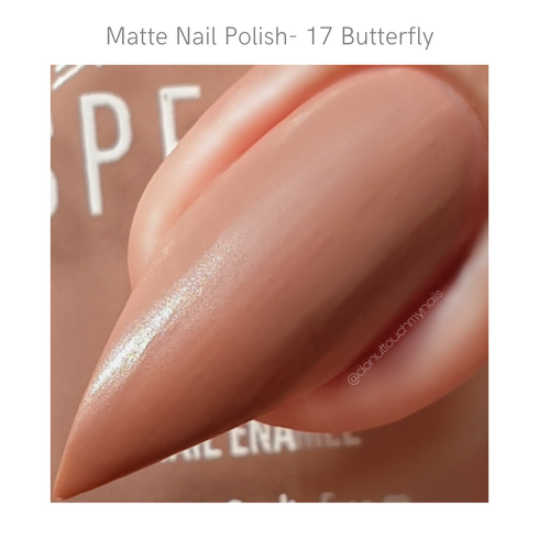 Spekta Matte Nail Polish 17 Butterfly Muted Pink