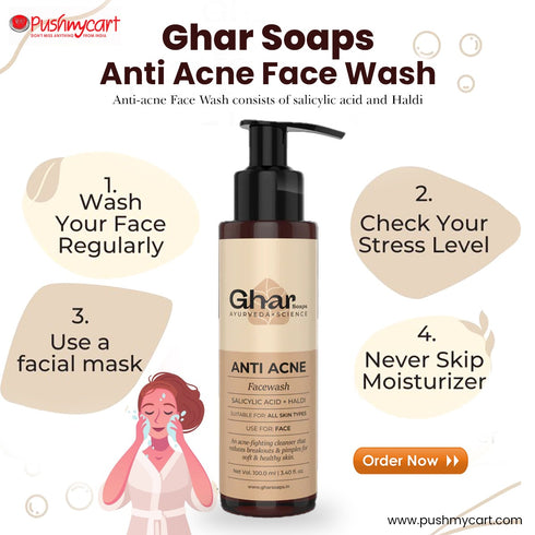 Ghar Soaps Anti Acne Face Wash