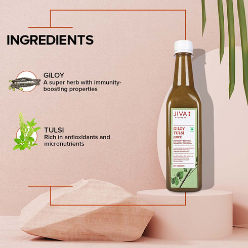 Jiva Ayurveda Giloy Tulsi Juice 500 ml