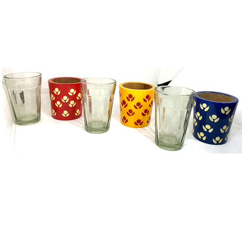 Kondapalli Designer Tea Glasses Set of 3