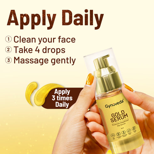 Gynoveda Gold Serum For Skin Brightening