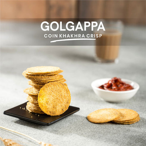 Stuti Khakhra Golgappa Coin Khakhra With Schezwan Chutney