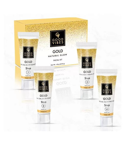 Good Vibes Gold Natural Glow Facial Kit