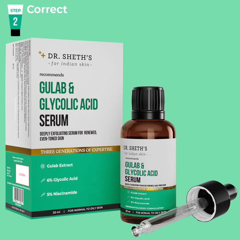 Dr. Sheth's Gulab and Glycolic Acid Serum 30ml