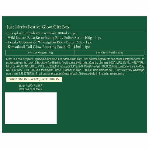 Just Herbs Festive Glow Gift Box 272