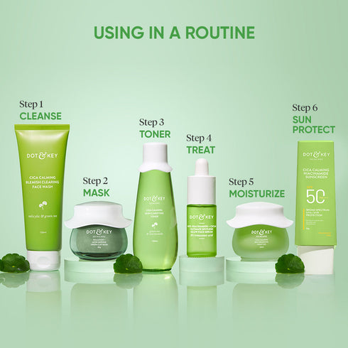 Dot and key Cica & Salicylic French Green Clay Face Mask