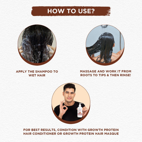 Bella Vita Organic Growth Protein Shampoo 225ml