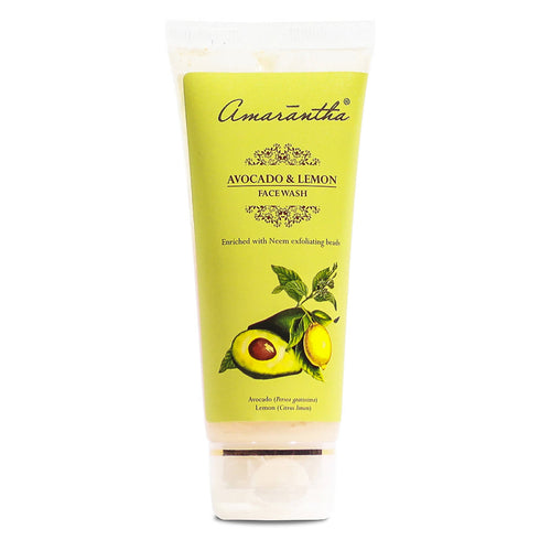Amarantha Ayurvedic Avocado & Lemon Face Wash 70g