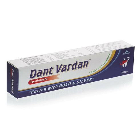Benmoon Ayurveda Dant Vardan "Enrich With Gold And Silver" Toothpaste