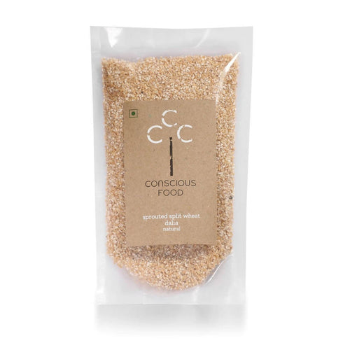 Conscious Food Natural Sprouted Split Wheat |Dalia