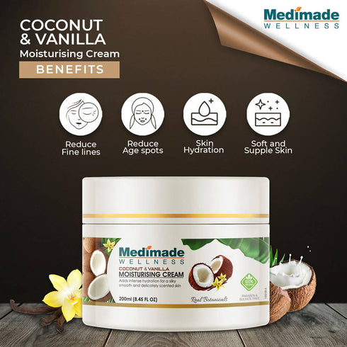 Medimade Wellness Coconut & Vanilla Moisturising Cream