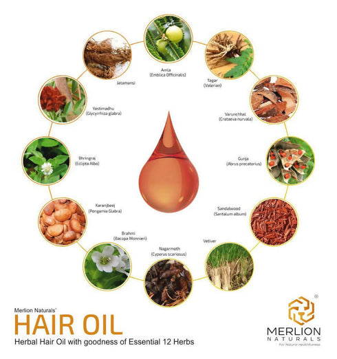 Merlion Naturals Herbal Hair Oil