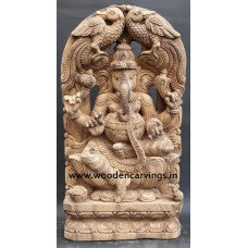 Ganesh Seated On Lotus