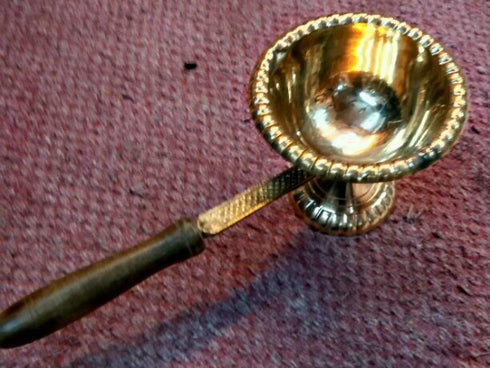 Small Brass Harathi Set