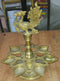 Peacock Deepam Brass Set - Large