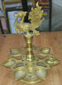 Peacock Deepam Brass Set - Large