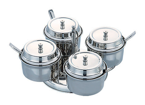 Steel Bowl For Pickles Set 4 In 1