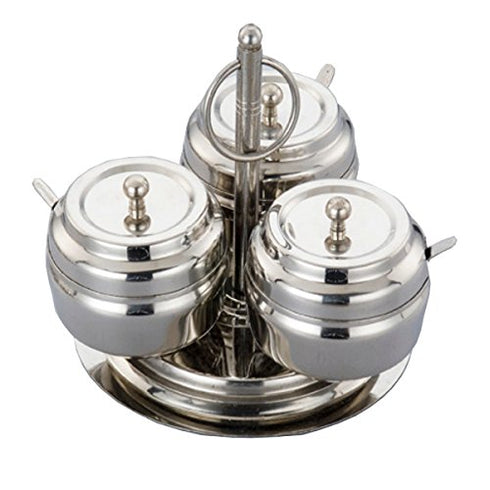 Steel Bowl For Pickles Set 3 In 1