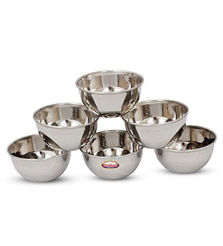 Steel Bowls Of 6 Pcs