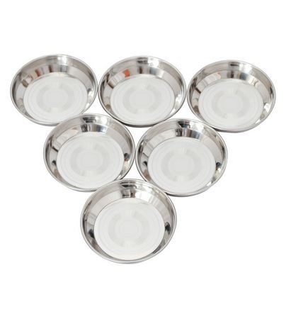Designer Steel Plates Set Of 6