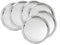 Stainless Dinner Plates Set Of 6 Pcs