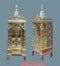 Meenakari Brass Temple With Doors 38cm X 50cm X 71cm.