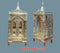 Meenakari Brass Temple With Doors And Ganesh Design 45cm X 30cm X 81cm.