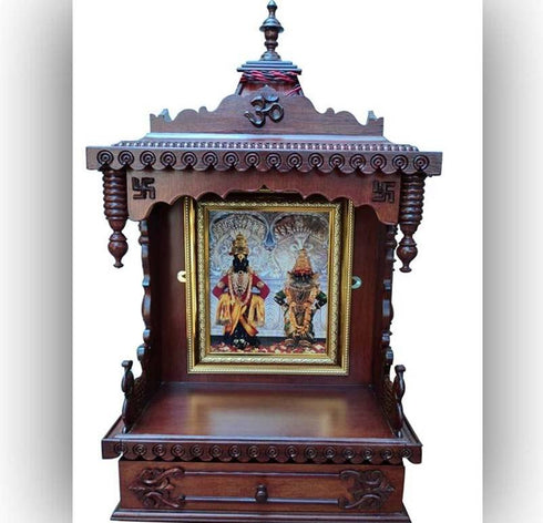 Pure Rose Wood Temple With One Gopura