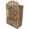 Teak Wood Temple With Door And Arch On Top Without Gopura