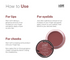 Love Earth Lip Tint and Cheek Tint Multipot Combo |Mauvish Pink and Ruby Pink