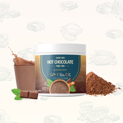 Magicleaf Super Zero Hot Chocolate Milk Mix Powder 220g