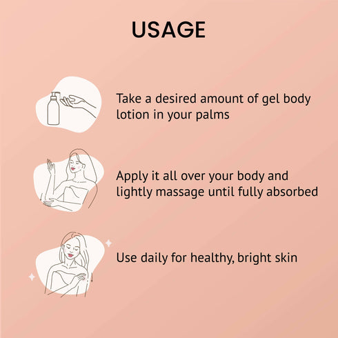 Alps Goodness Peach and Niacinamide Brightening Gel Body Lotion