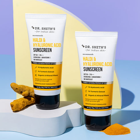 Dr. Sheth's Haldi and Hyaluronic Acid Sunscreen