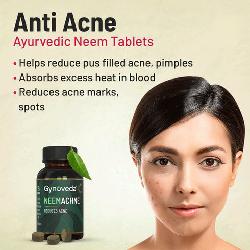 Gynoveda Neemachne Ayurvedic Tablets + Haridra Khanda Tablets