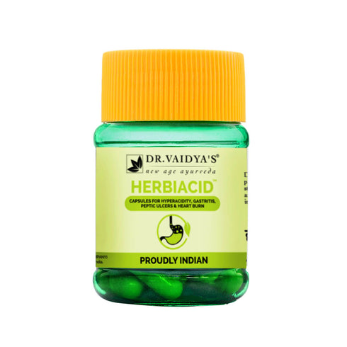 Dr. Vaidya's Herbiacid Capsules 100g