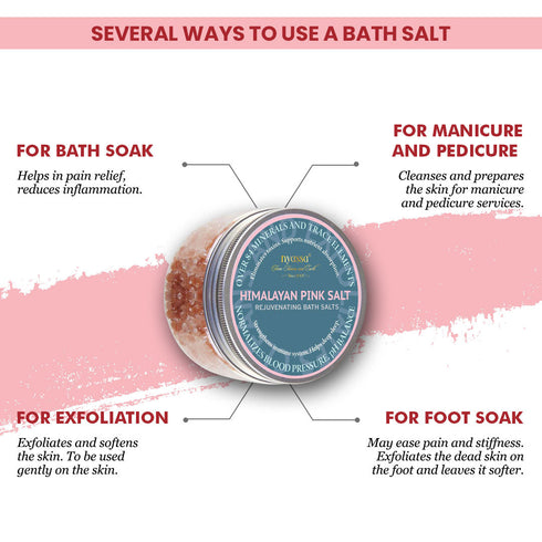 Nyassa Himalayan Pink Salt Bath Salt 220 g