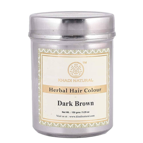 Khadi Natural Herbal Hair Colour Dark Brown 150g
