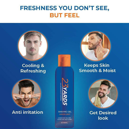 23 Yards Shaving Gel for Men