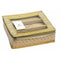 HomeStrap 3 Rod Brocade Bangle Box Golden Pack of 1