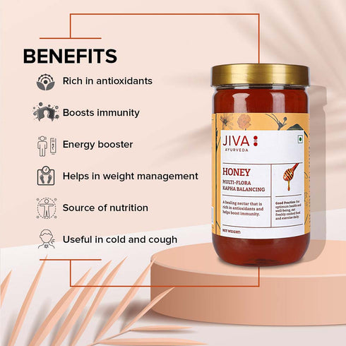 Jiva Ayurveda Honey Multi-Flora Kapha Balancing 500g
