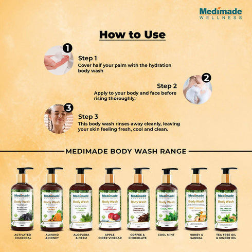 Medimade Wellness Honey & Sandal Body Wash