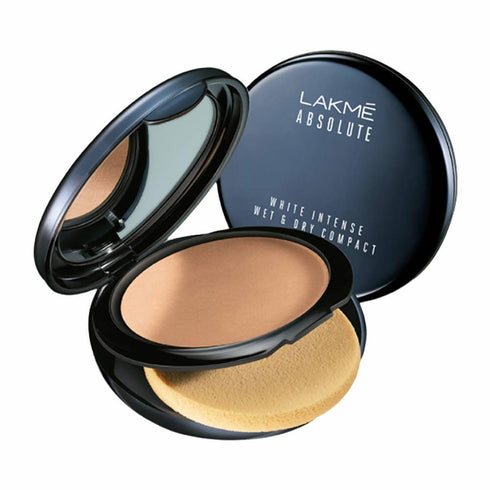 Lakme Absolute White Intense Wet and Dry Compact | Almond Honey