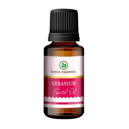 Korus Essential Geranium Essential Oil | Therapeutic Grade