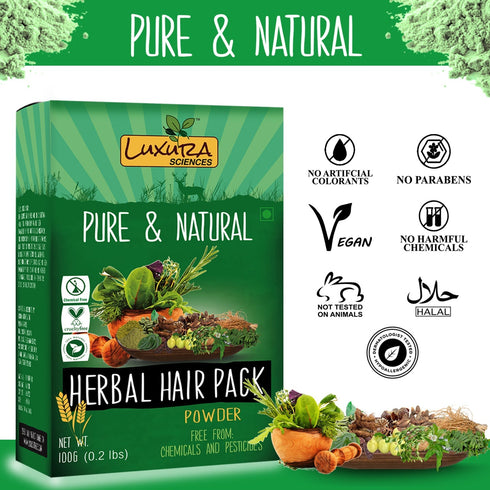 Luxura Sciences Natural Hair Pack For Dry Hair