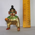Brass Painted Laddu Gopal Statue 385g